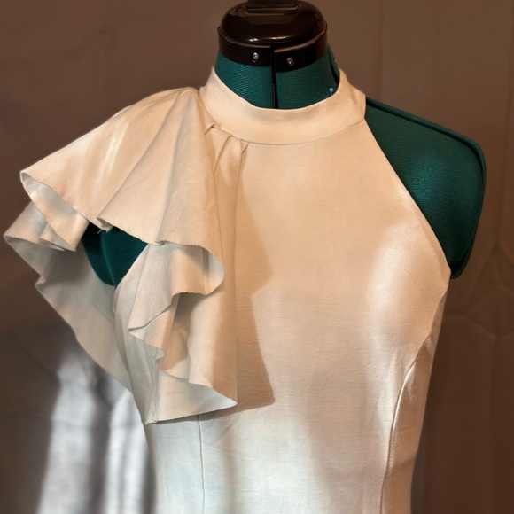 White Cocktail Dress - Picture 1 of 7